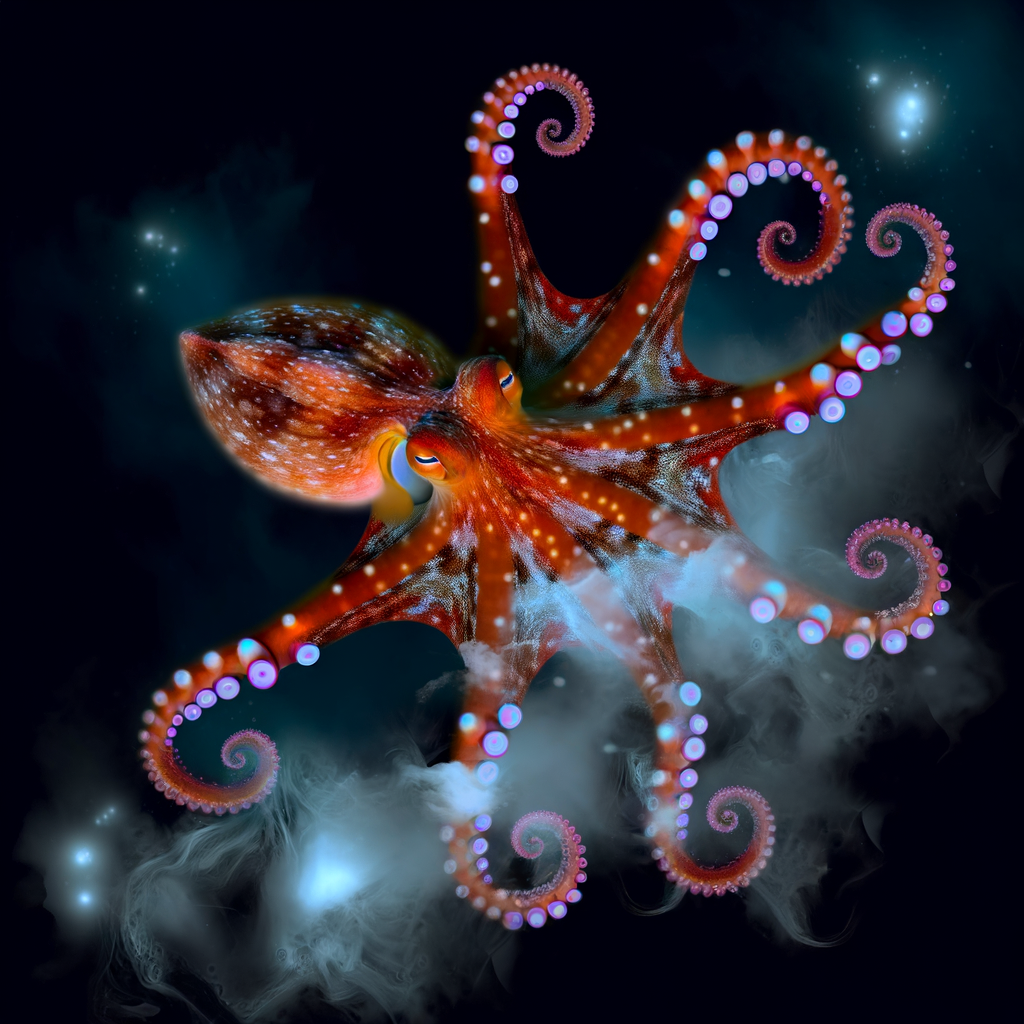 Deep-sea flapjack octopus Opisthoteuthis carnarvonensis