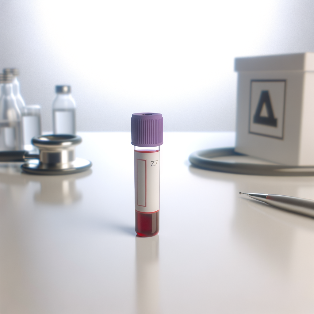 Blood test vial for Alzheimer's detection