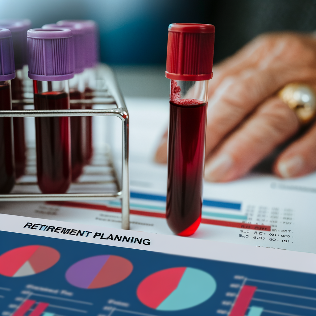 Blood test for retirement planning