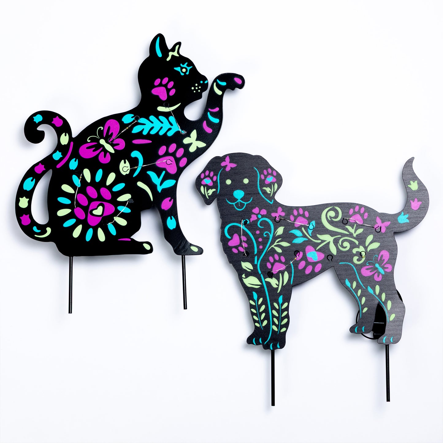 Garden Paws Solar Garden Stake