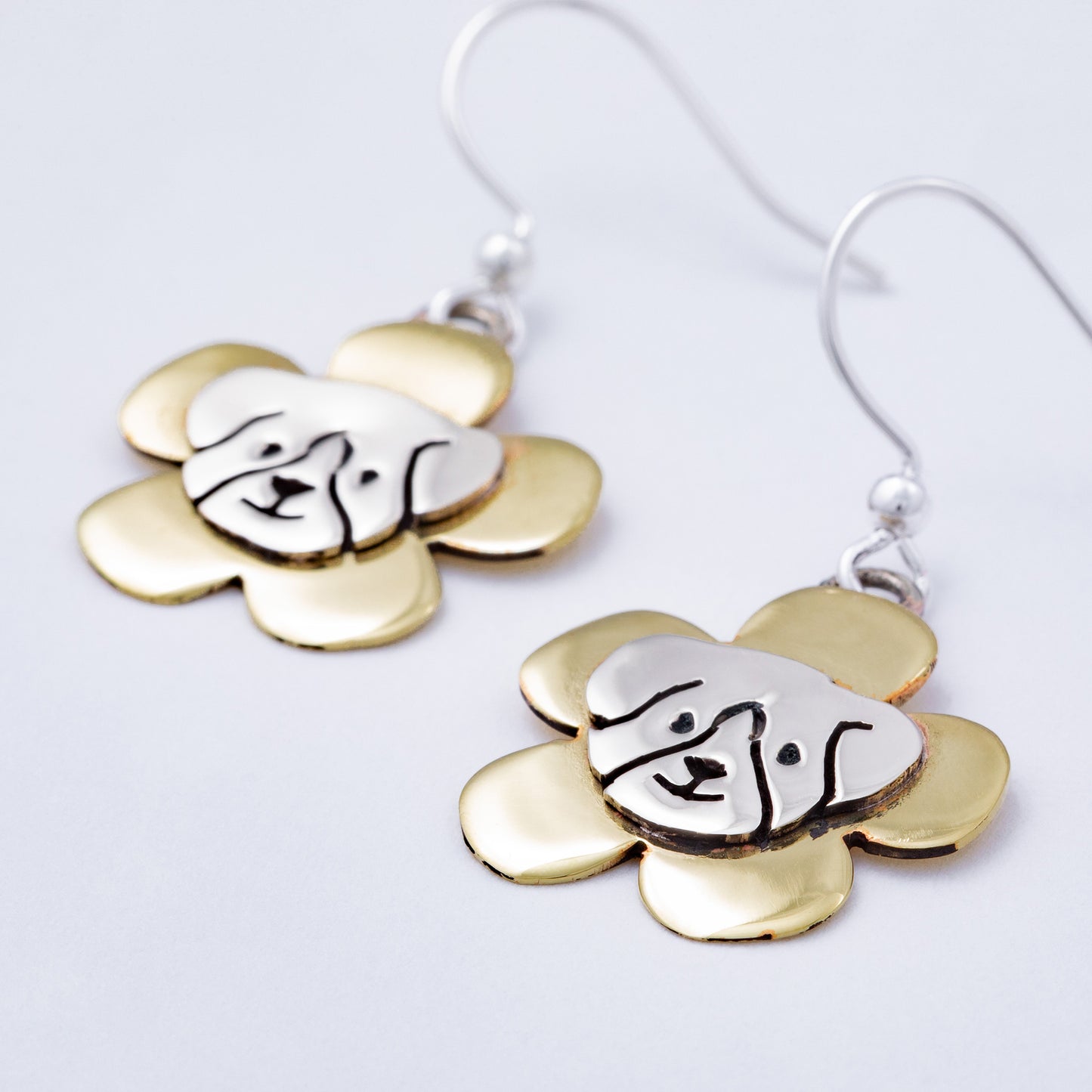 Blossoming Pet Handmade Dangle Earrings