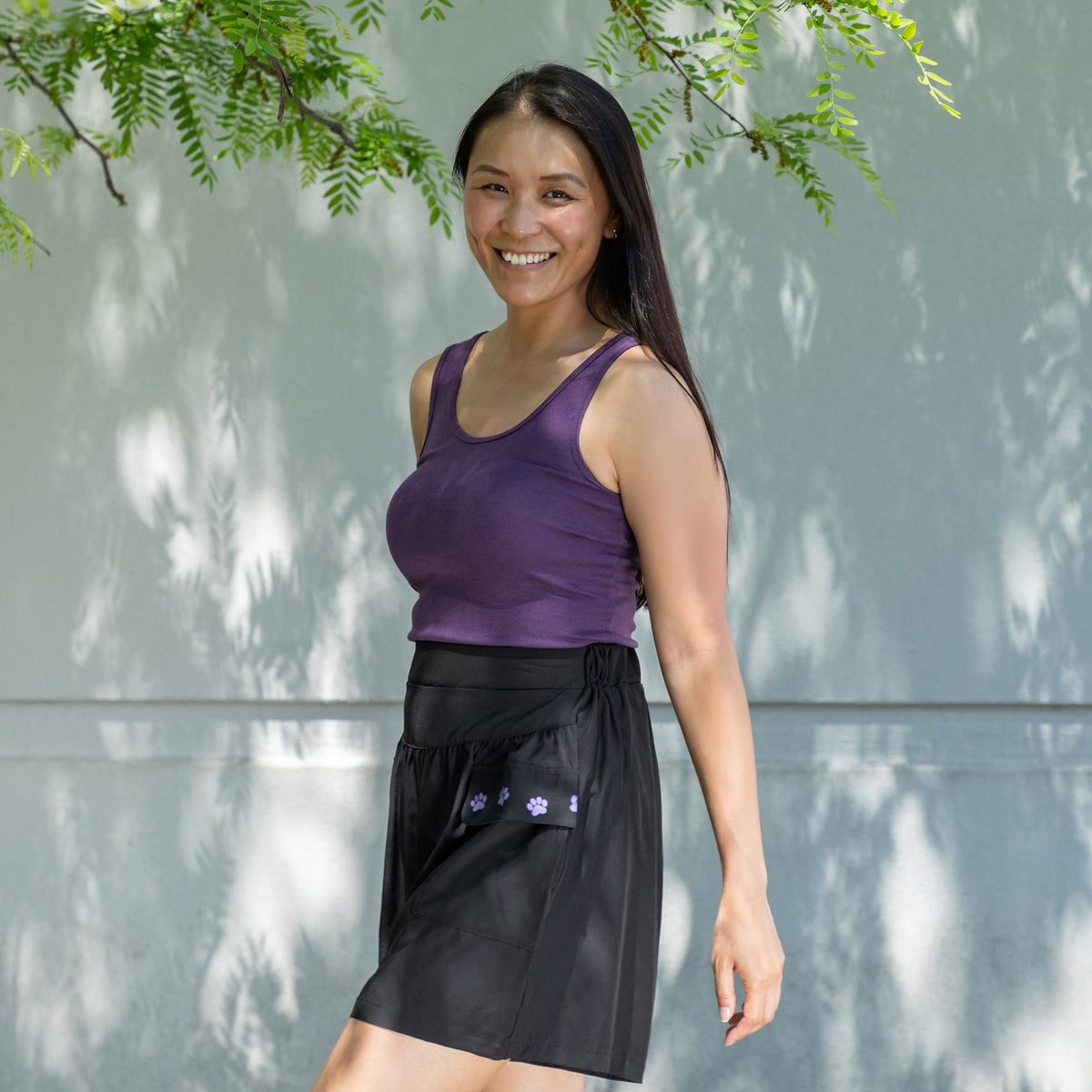 Paw Print Lightweight Performance Shorts with Cargo Pockets