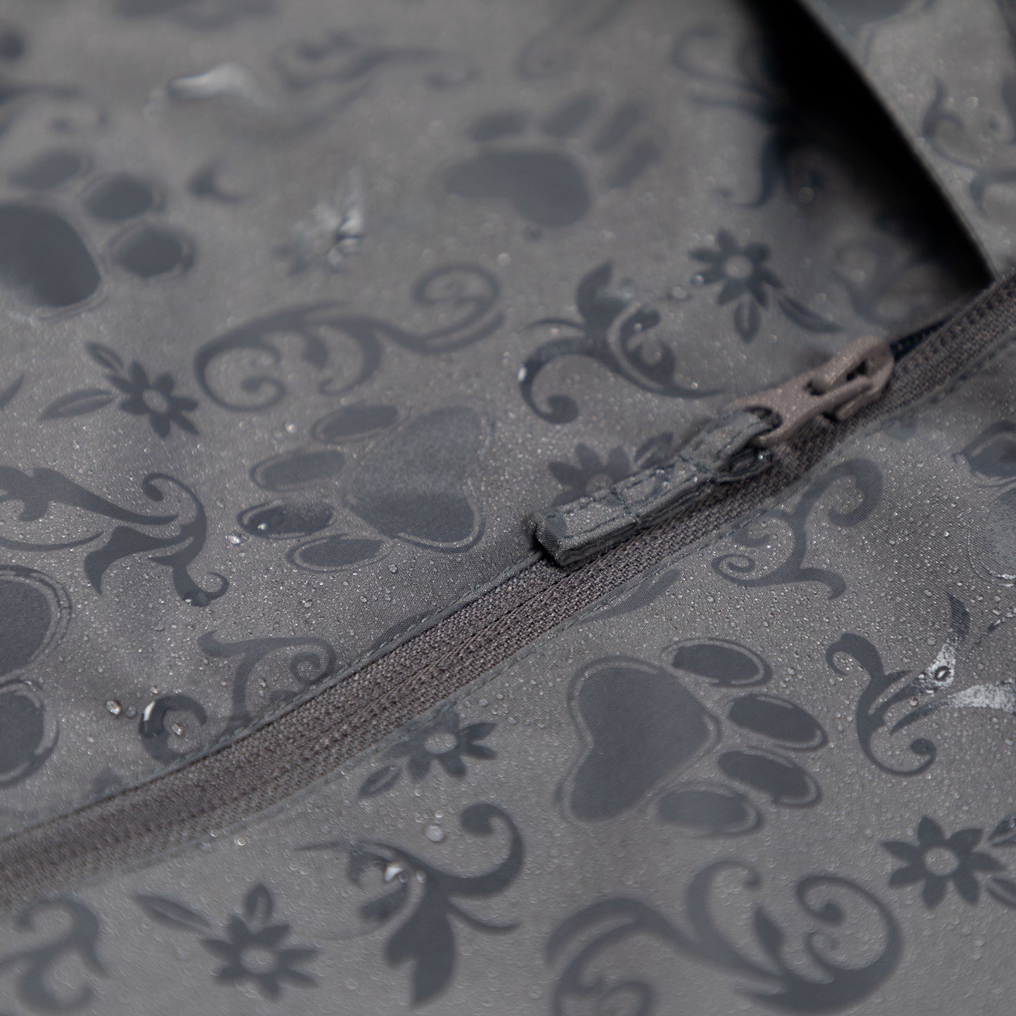 Magical Print Paw Print Rain Jacket