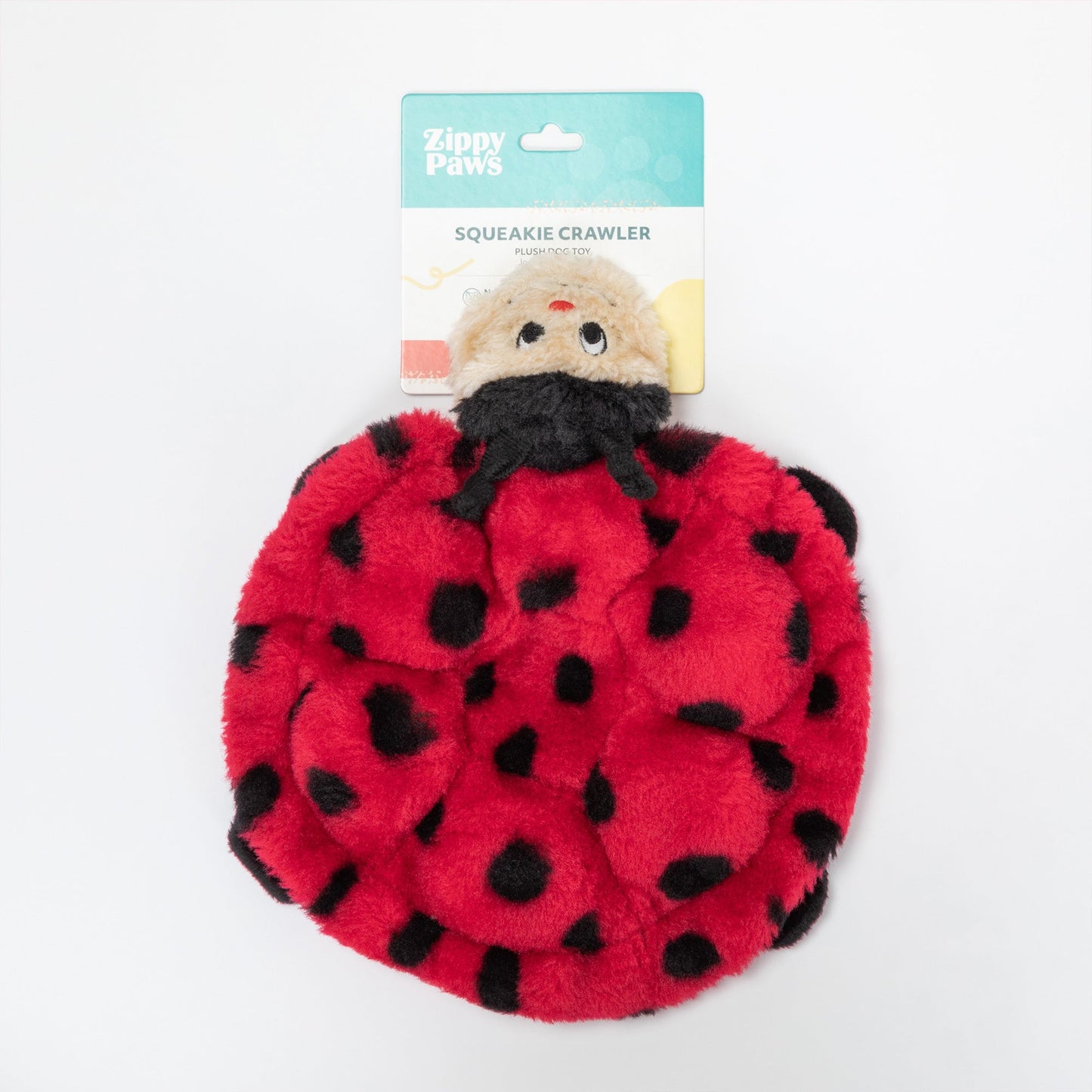 Zippy Paws® Squeakie Crawlers - Betsey the Ladybug