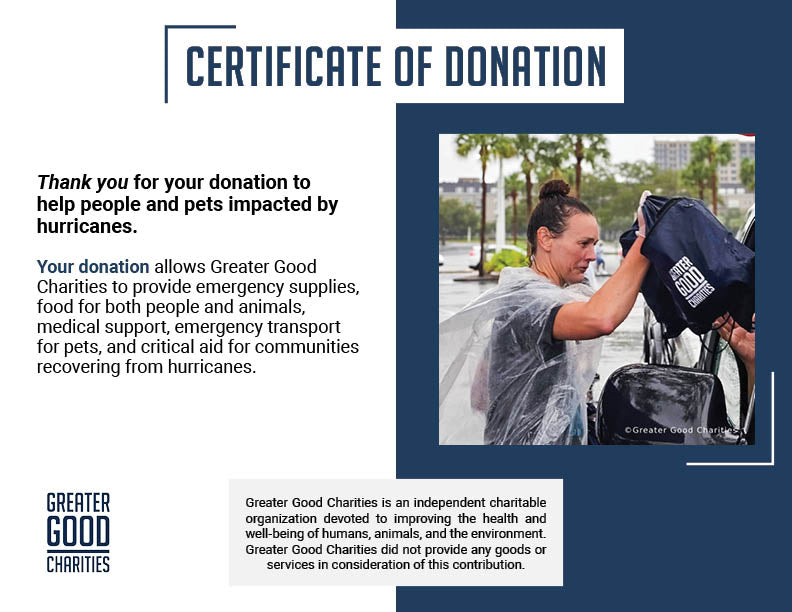Help People and Pet Victims of Hurricanes
