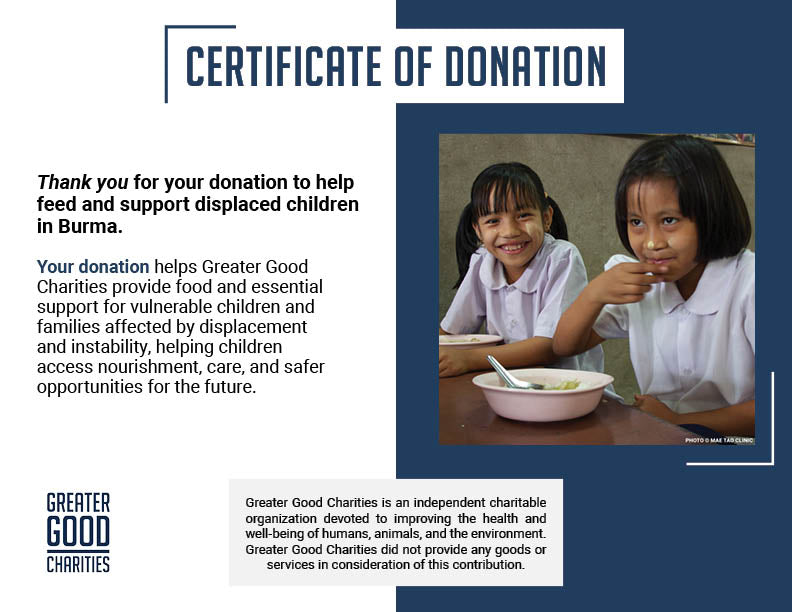 Help Educate and Feed Vulnerable Burmese Children