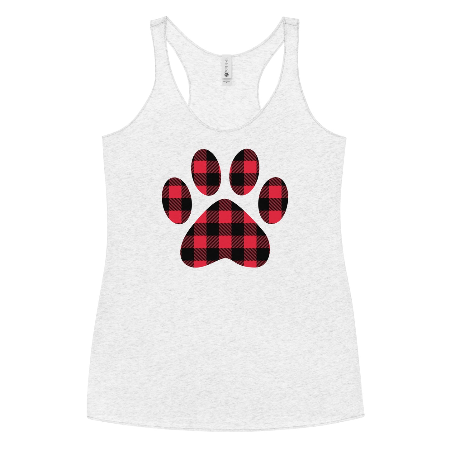 Gingham Paw Print Tank