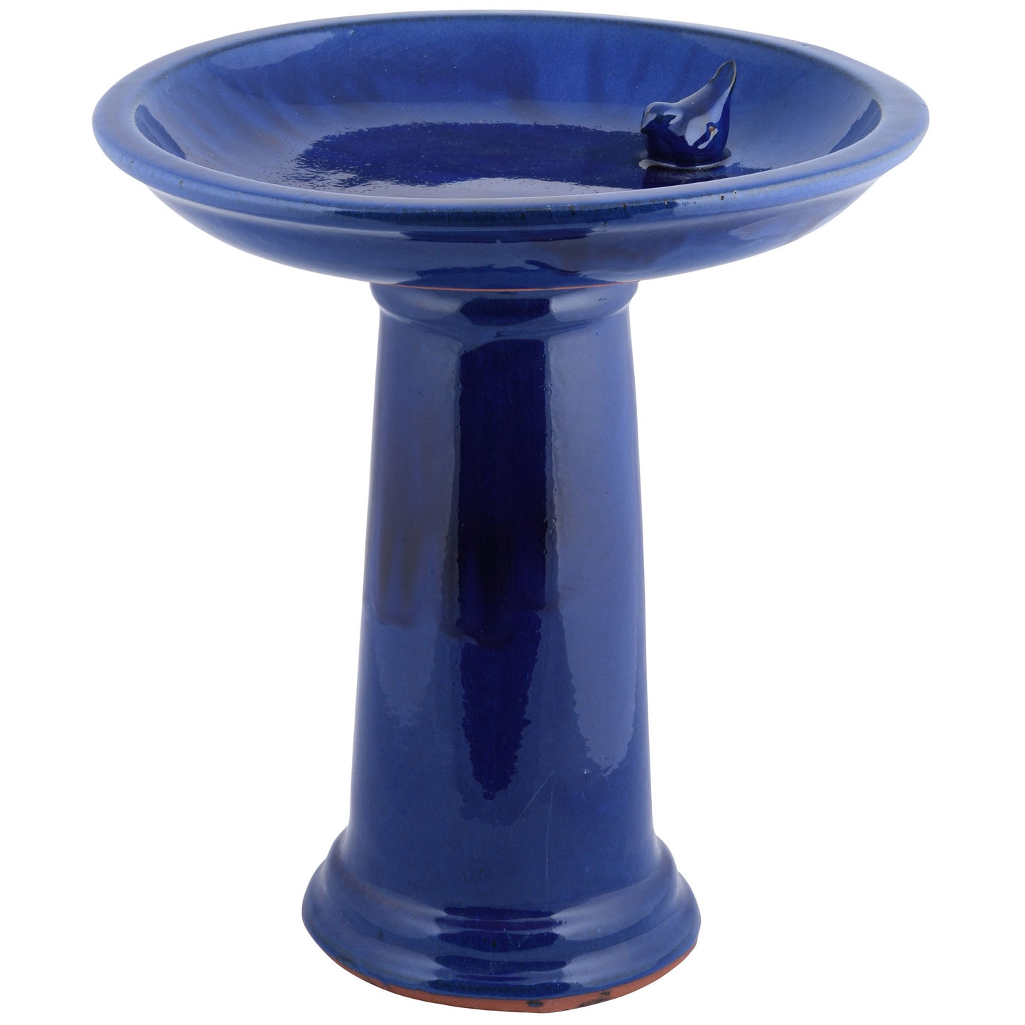 Ceramic Blue Bird Bath