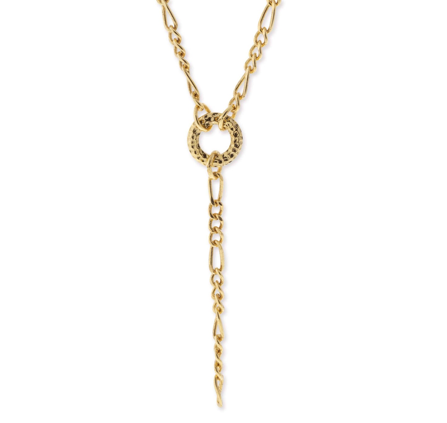 1928 Jewelry® 14K Gold Dipped Emptly Charm Necklace 20"