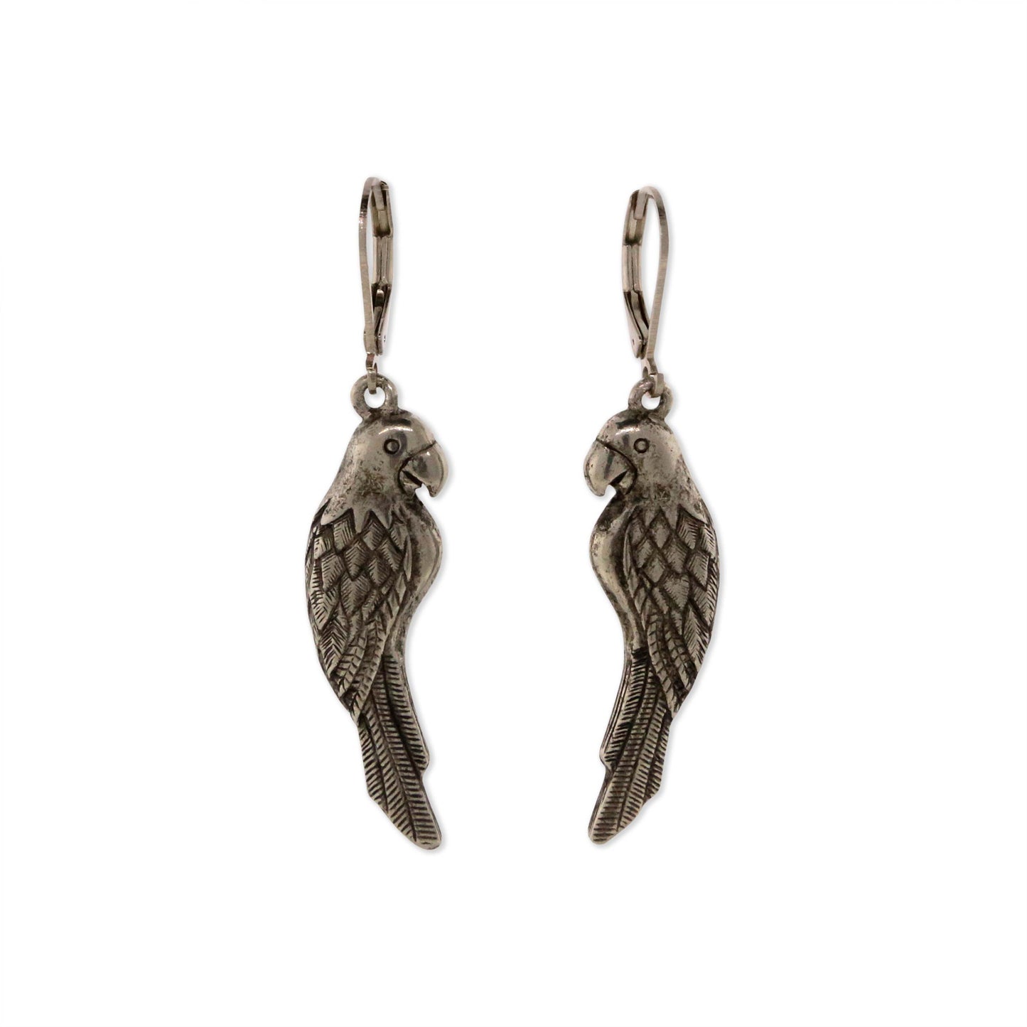 1928 Jewelry® Pewter Parrot Earrings