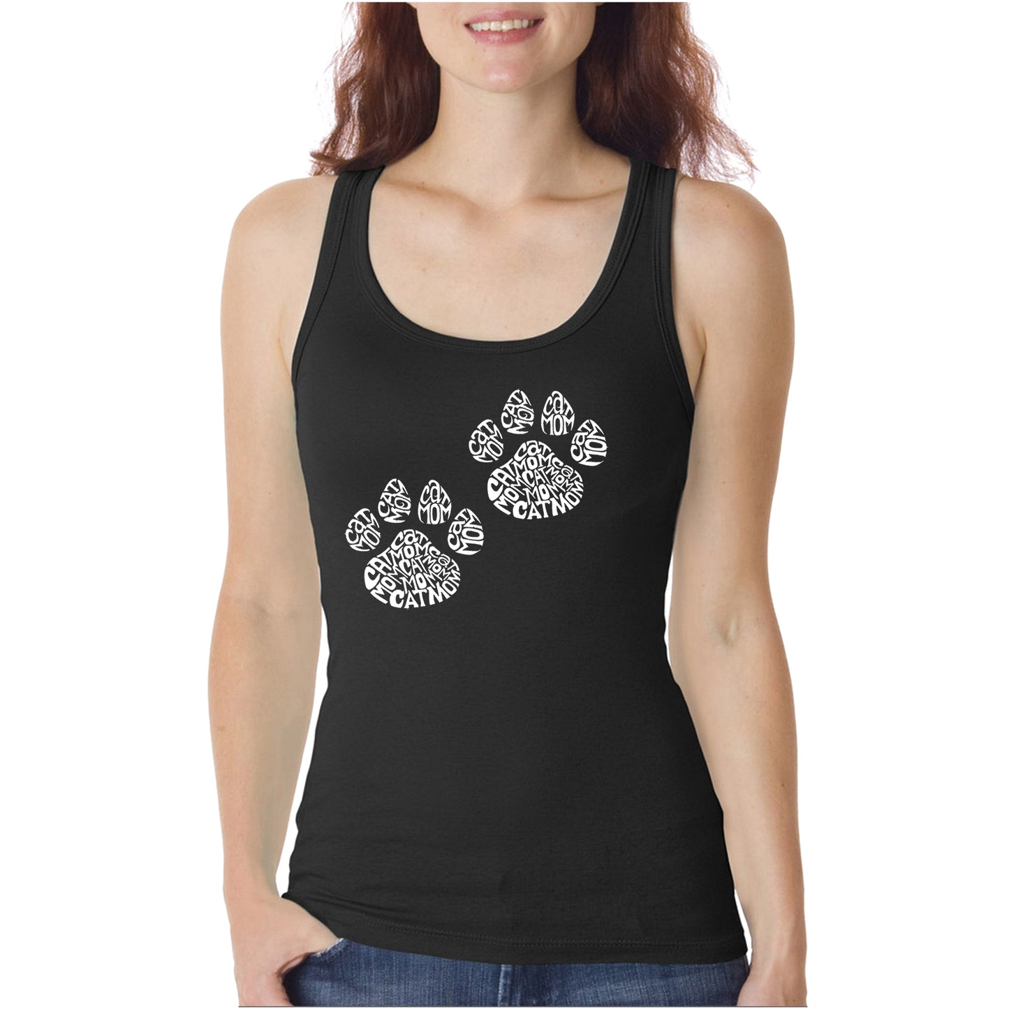 Cat Mom - Women's Word Art Tank Top