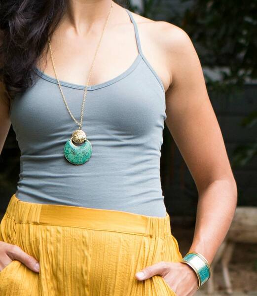 Tara Stone Pendant Necklace