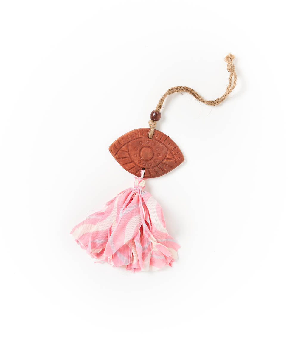 Daksha Terracotta Tassel Diffuser - Eye