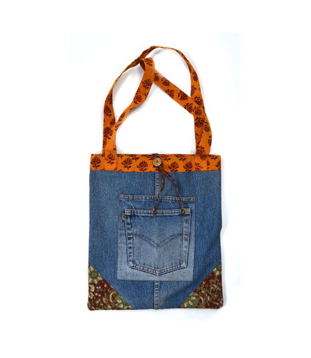 Upcycled Denim Tote