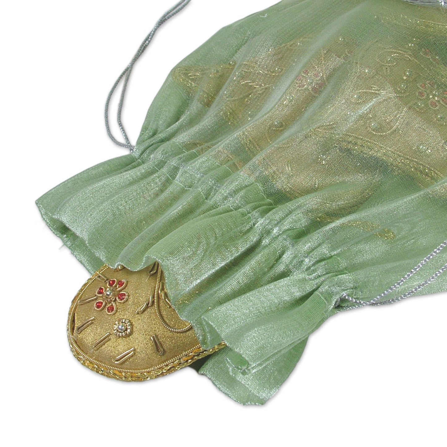 Floral Heart Polyster Holiday Ornaments