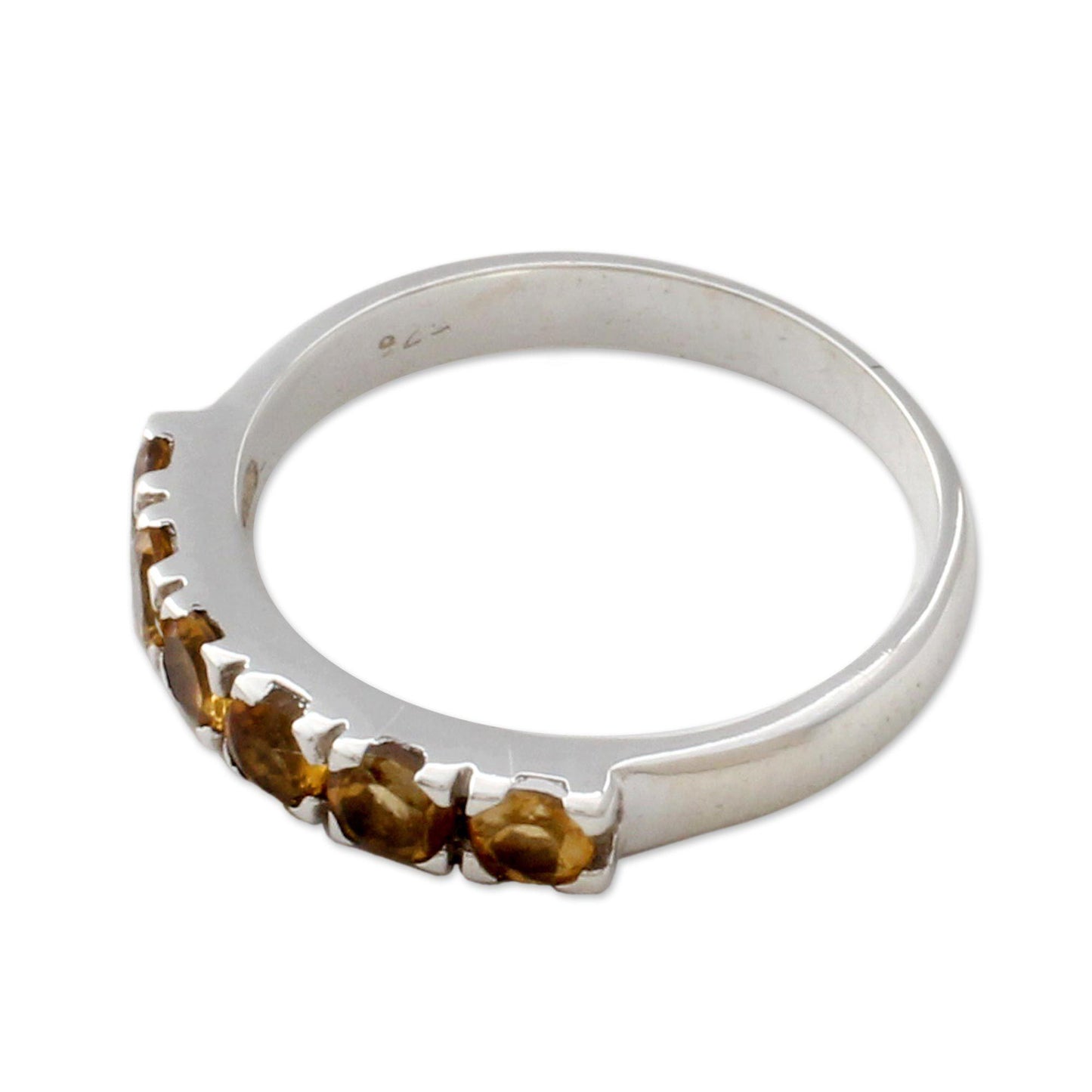 NOVICA - Citrine & Sterling Silver Handcrafted Ring