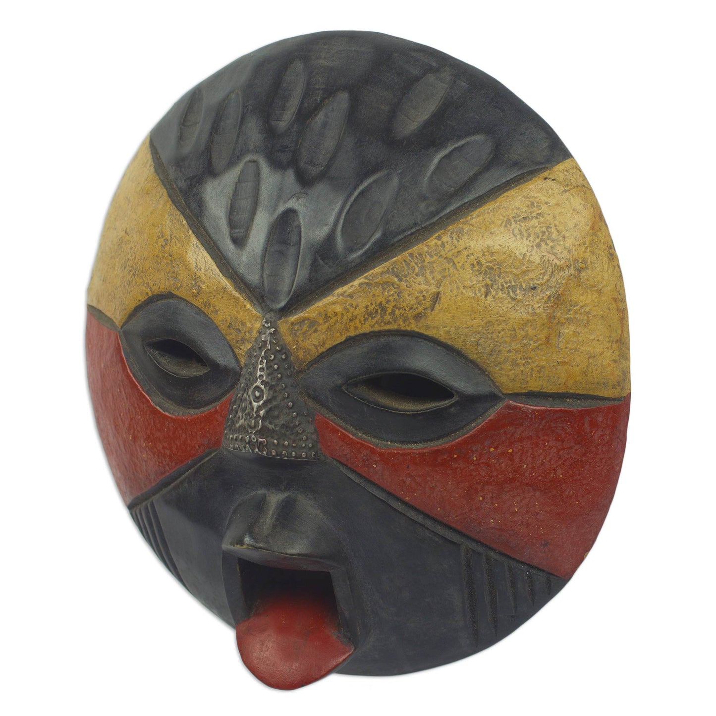 Betrothed Hand Carved Tribal Mask
