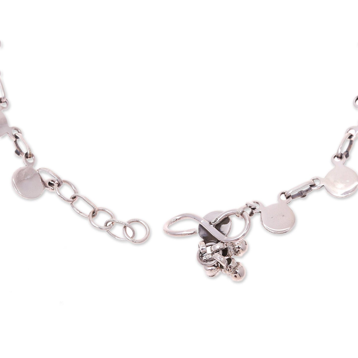 Blue Moon Handcrafted Sterling Silver and Lapis Lazuli Anklet