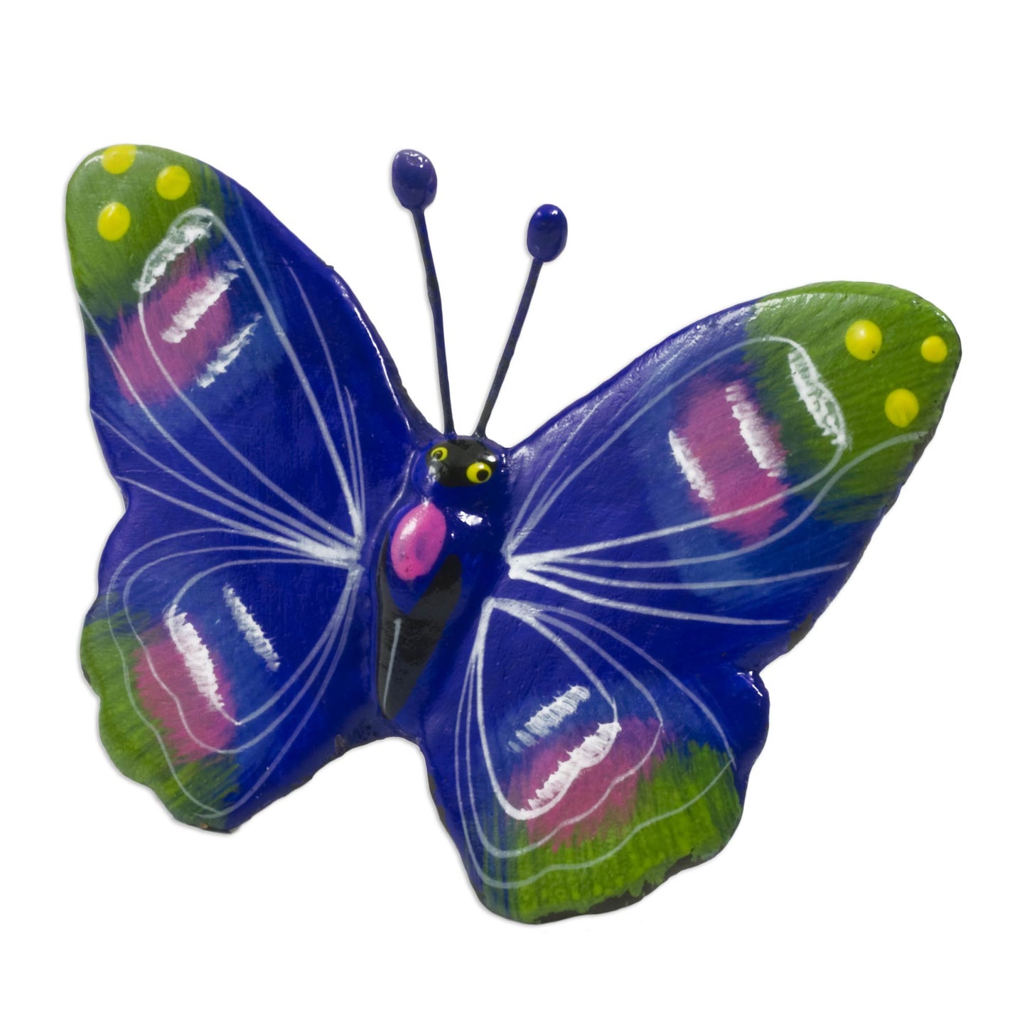Antigua Butterflies Ceramic sculptures (Set of 3)