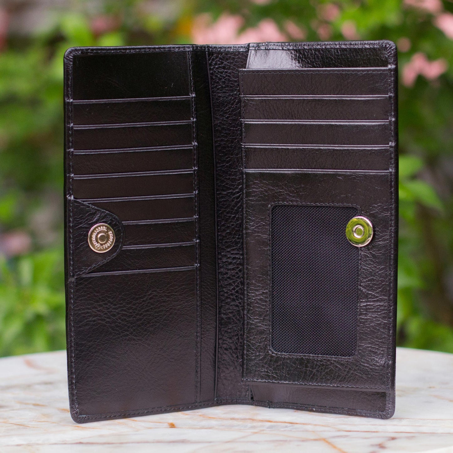Black Sophistication Leather Wallet