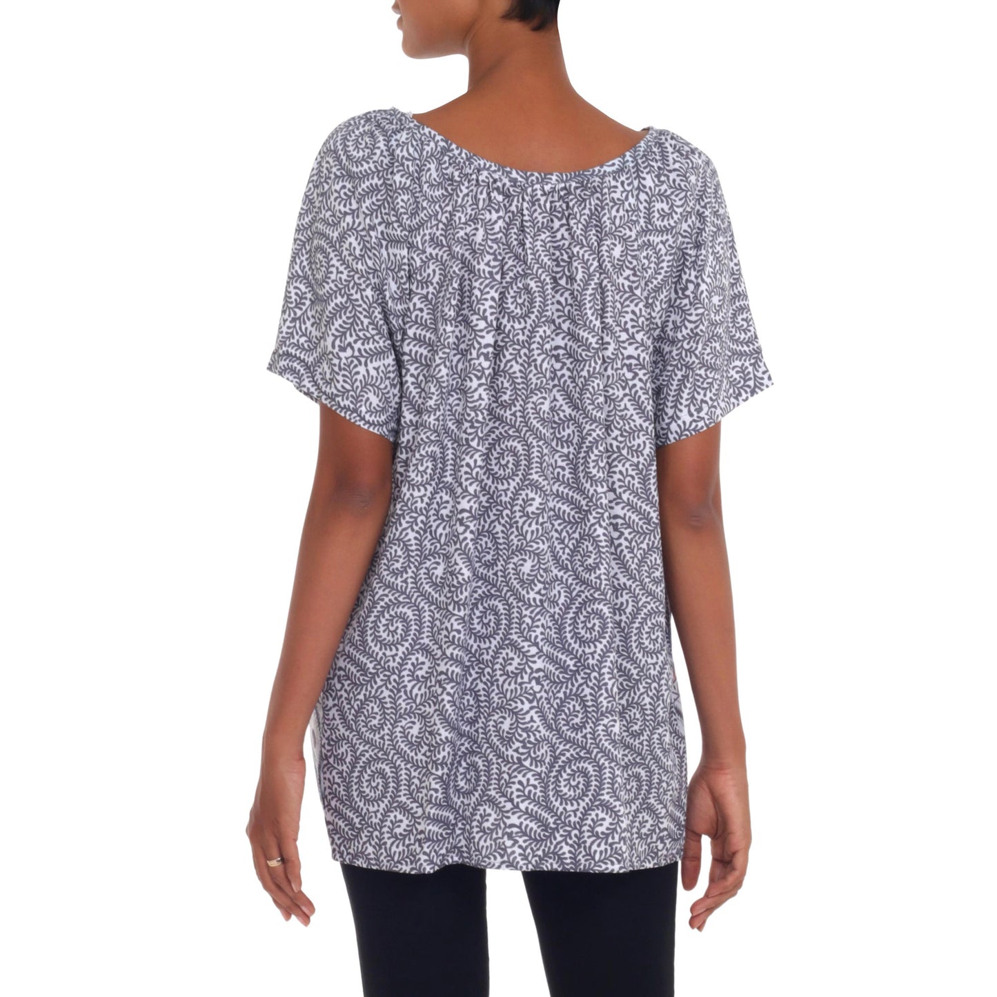 Flowering Dreams Multicolored Rayon Blouse