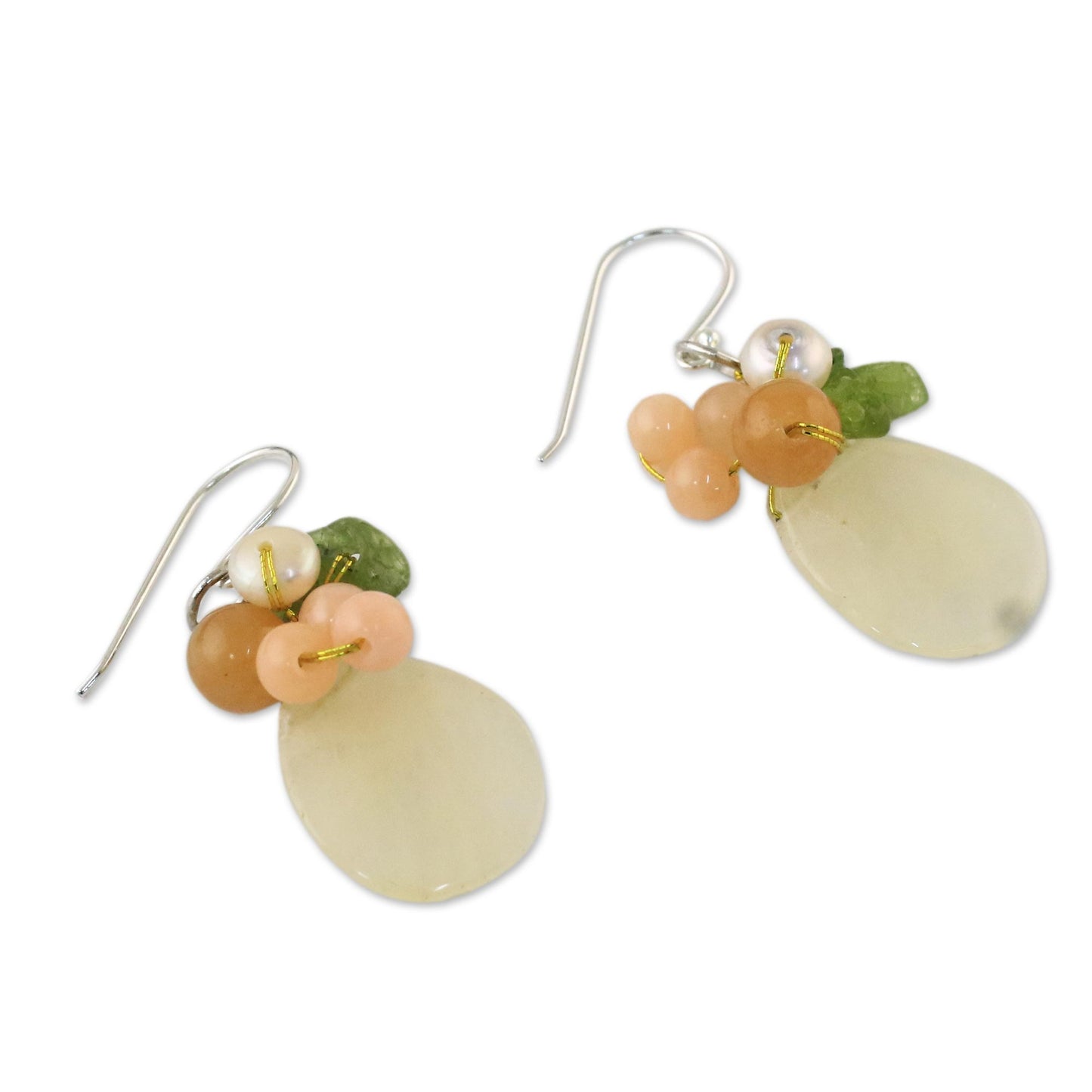 Soft Drops Beaded Earrings