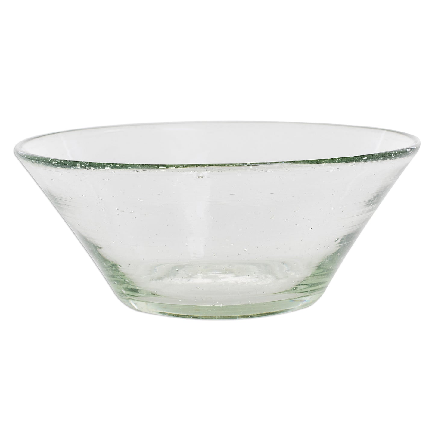 Sweet Moments Recycled Glass Clear Dessert Bowls from Guatemala (Set of 4)