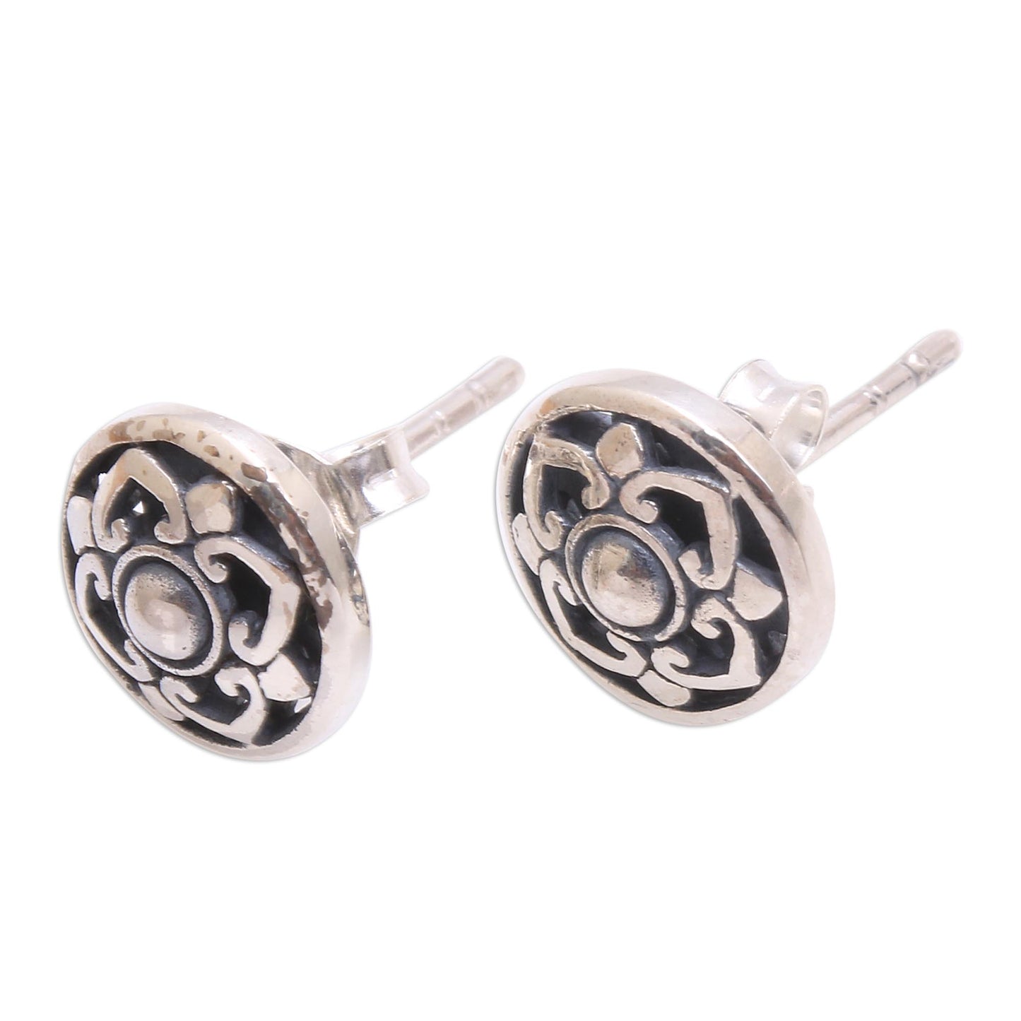 Lotus Kingdom Sterling Silver Earrings