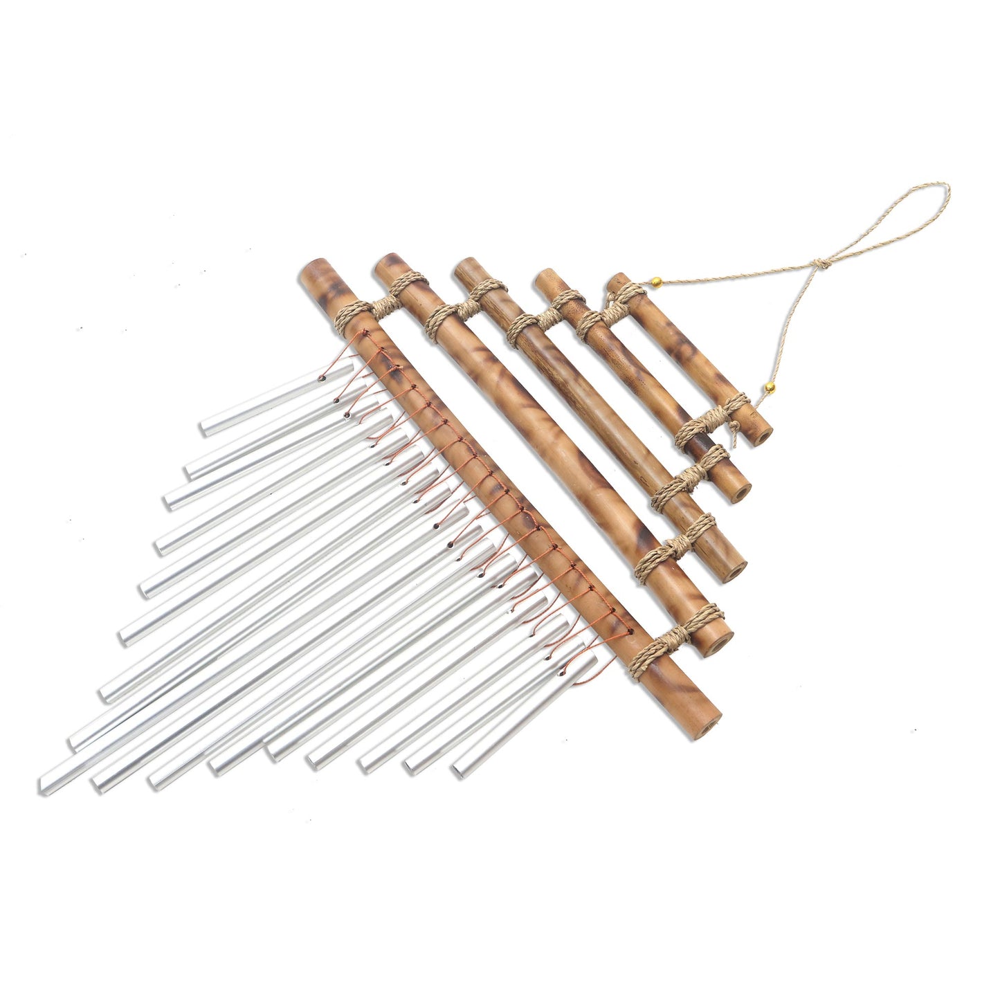 Five Steps Artisan Crafted Bamboo and Aluminum Wind Chime
