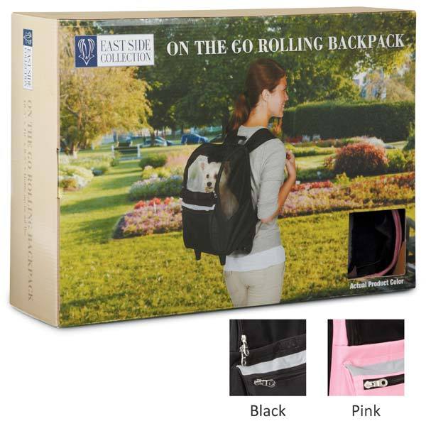 Black Pet Backpack Carrier