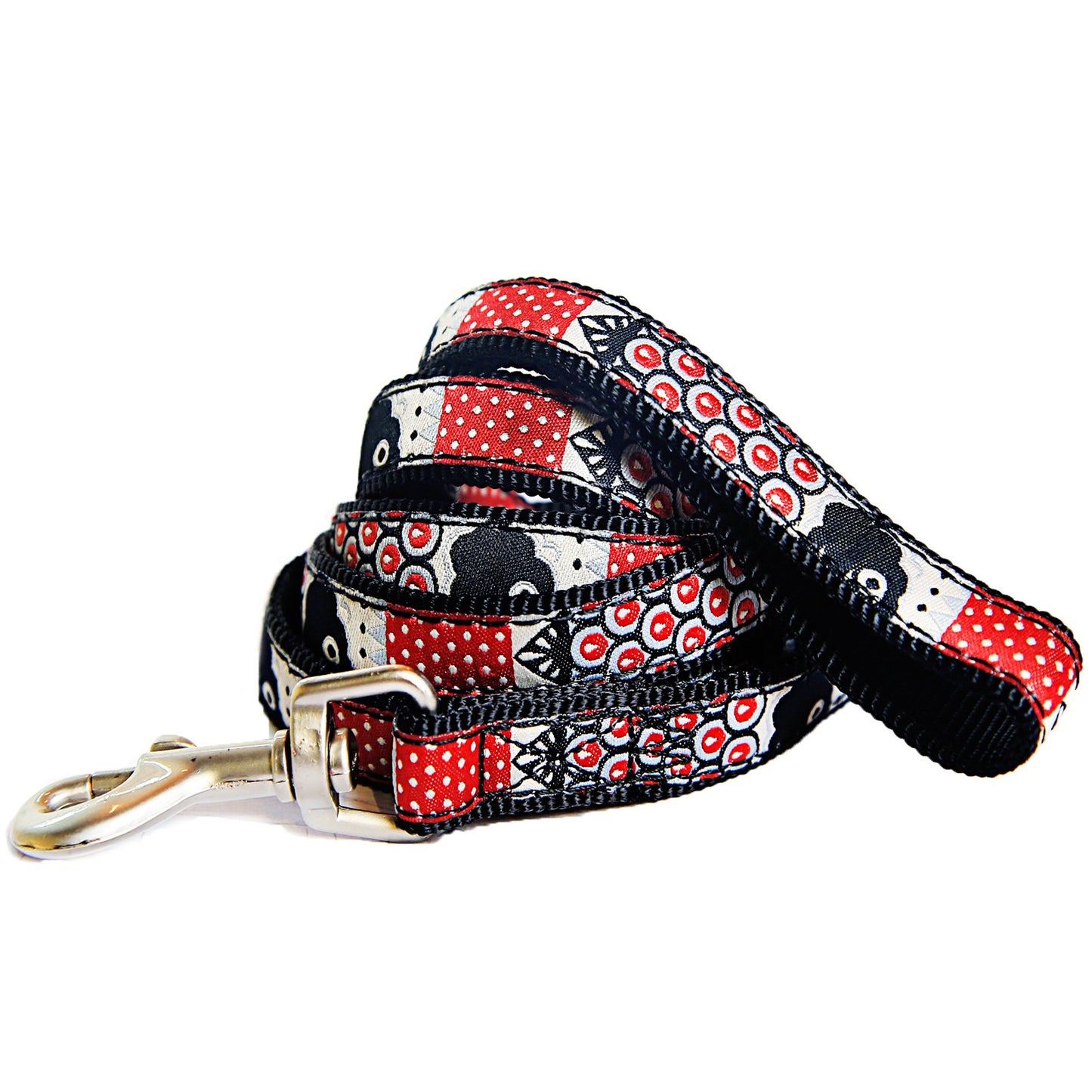 Touchdog® Owl-Eyed Embroidered Collar & Leash