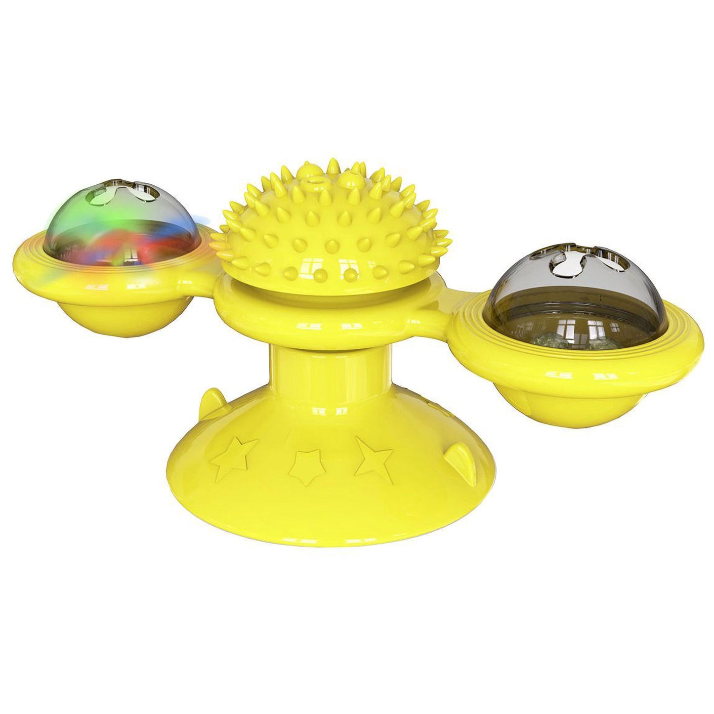 Pet Life® Windmill Suction Cup Cat Toy
