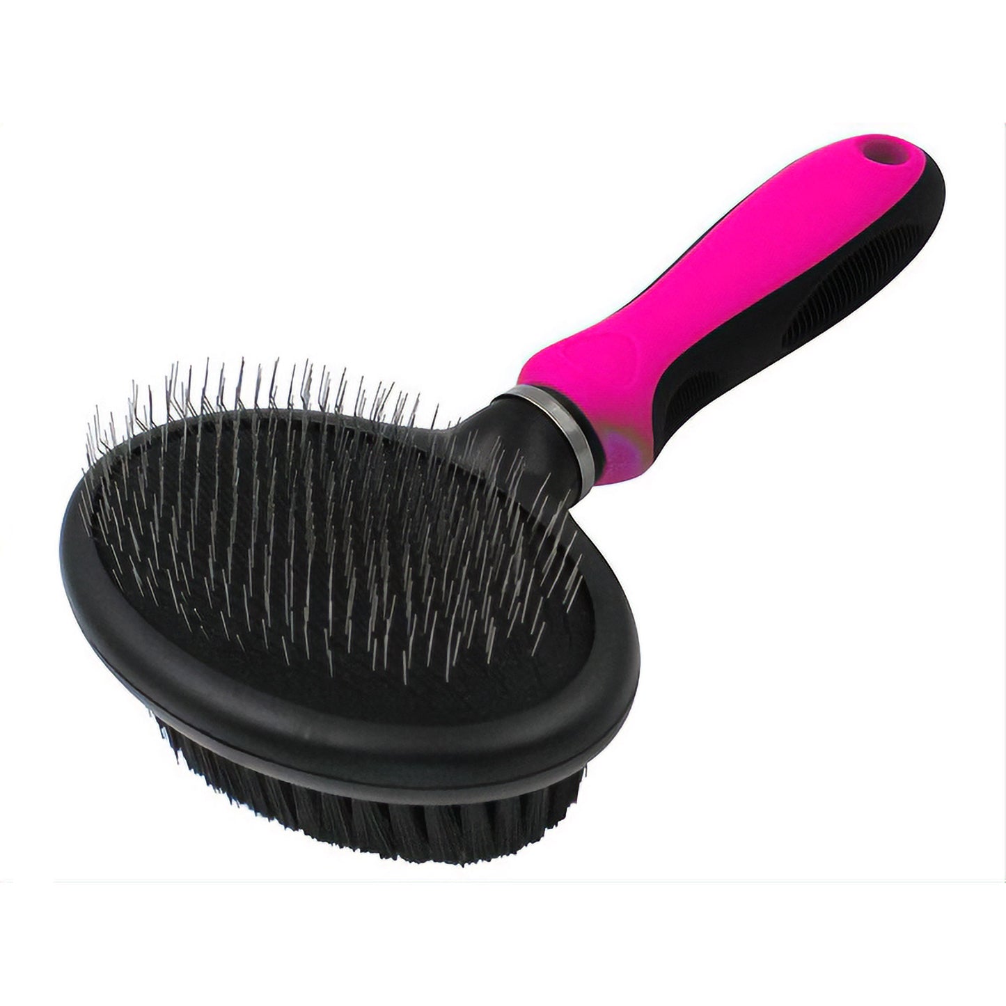 Pet Life® Flex Series Dual Grooming Pet Brush