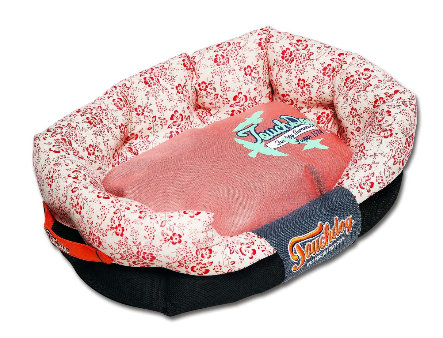 Touchdog® Floral-Galore Designer Dog Bed