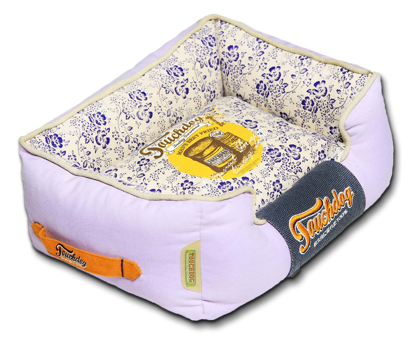 Touchdog® Floral-Galore Designer Dog Bed