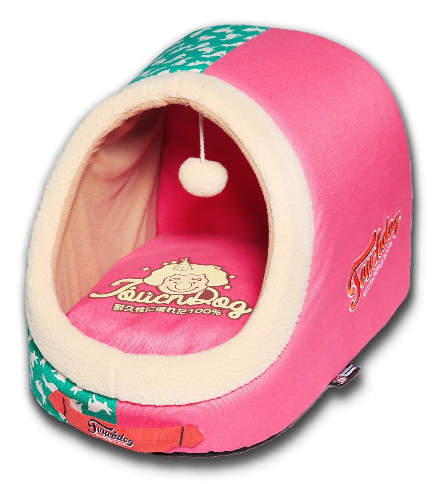 Touchdog® Rabbit-Spotted Designer Dog Bed