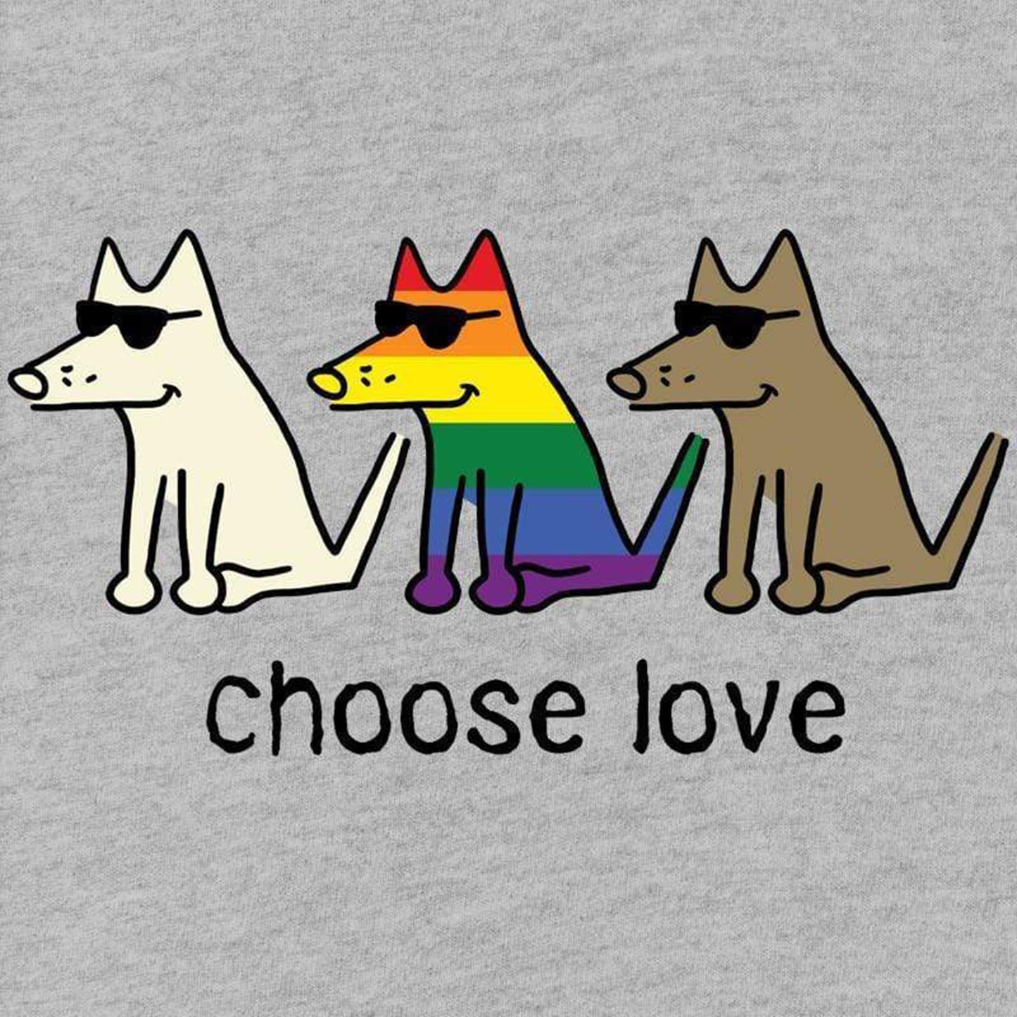 Teddy the Dog™ Choose Love V-Neck