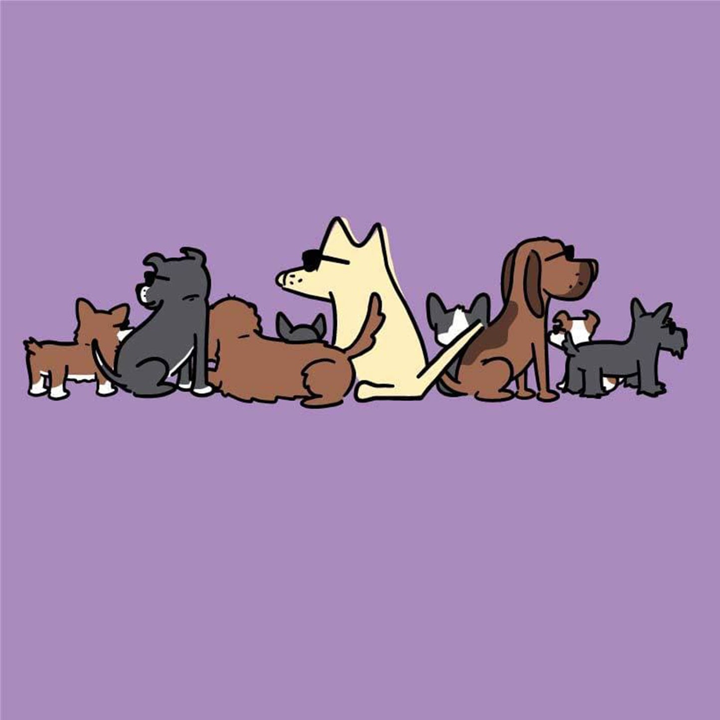 Teddy the Dog™ Dogs Rule V-Neck