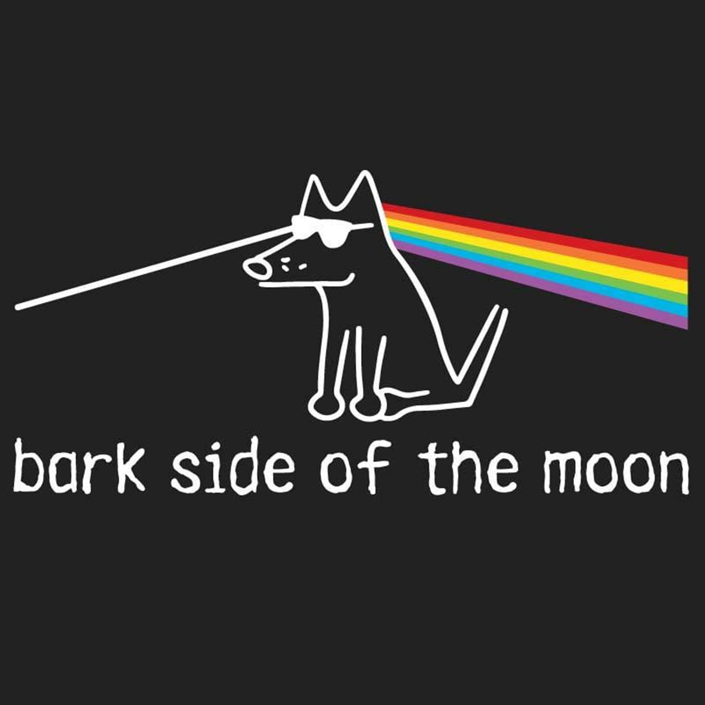 Teddy the Dog™ Bark Side of the Moon V-Neck