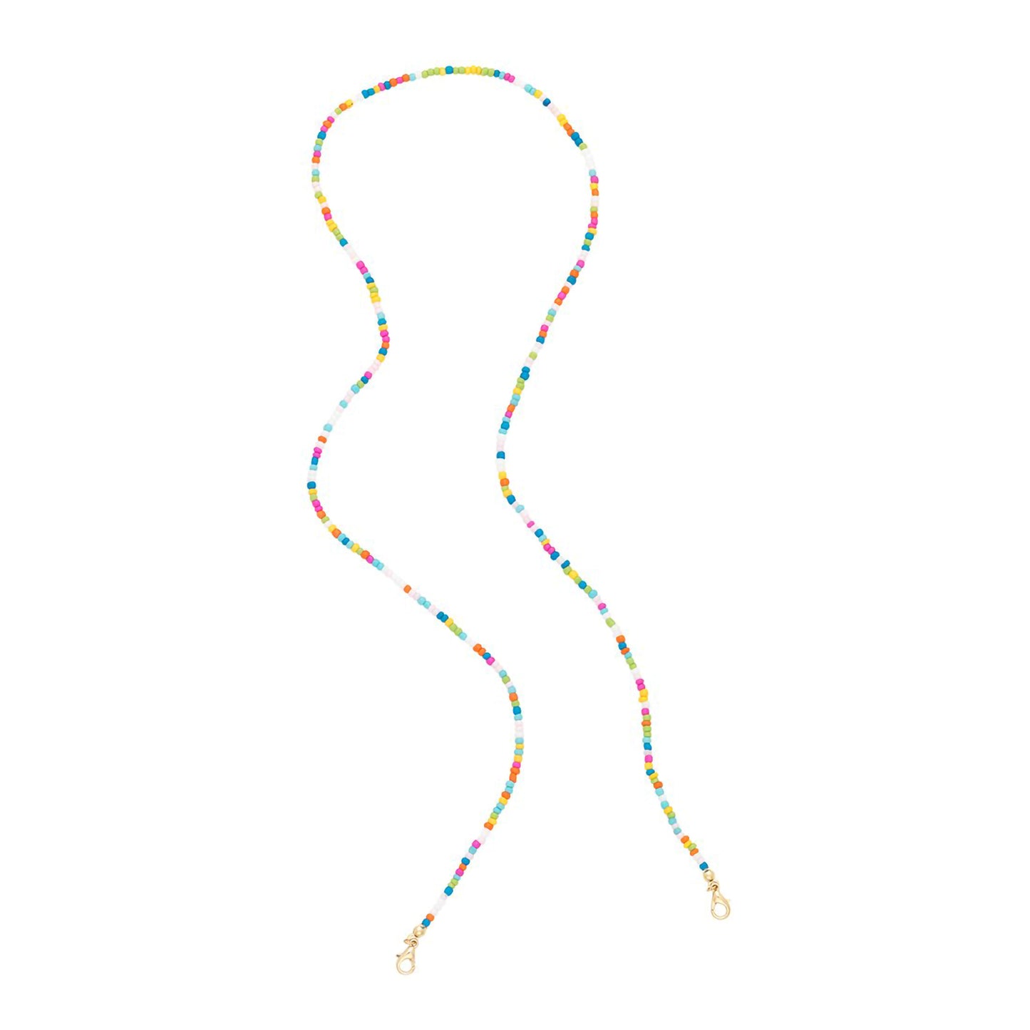 Multi-Color Bead Mask Chain
