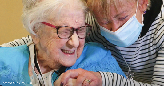 98-Year-Old War War II Refugee Reunites With Her Daughter For The First Time In 80 Years