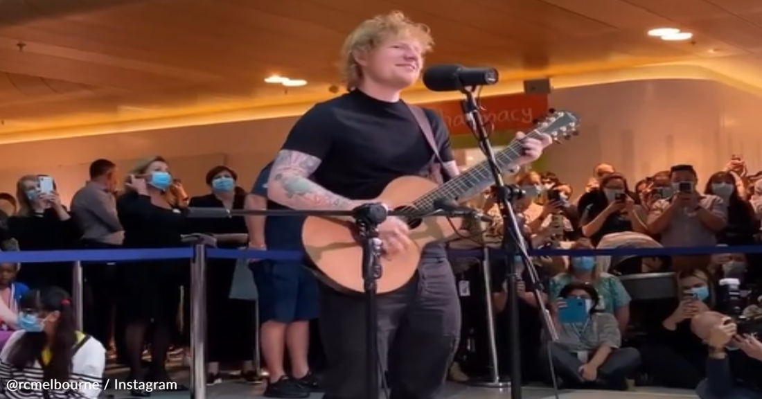 Ed Sheeran Makes Surprise Visit To Children's Hospitals During Tour