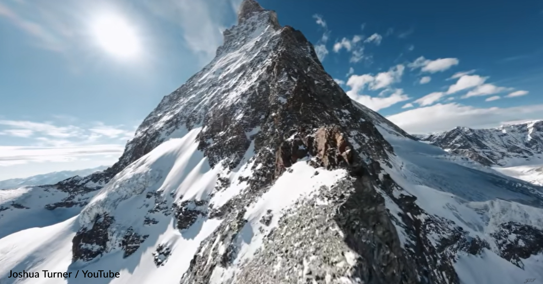 Photographer Captures Stunning 5K Footage Over The Matterhorn’s Summit