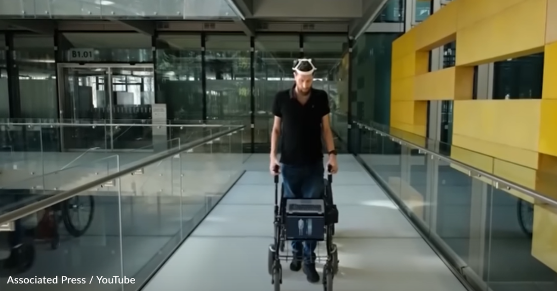 Paralyzed Man Uses Experimental Brain Implants To Walk Again