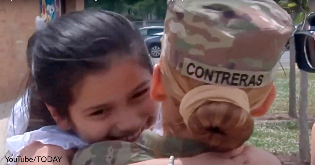 Army Mom Surprises 8-Year-Old Daughter At School After 14 Months Apart