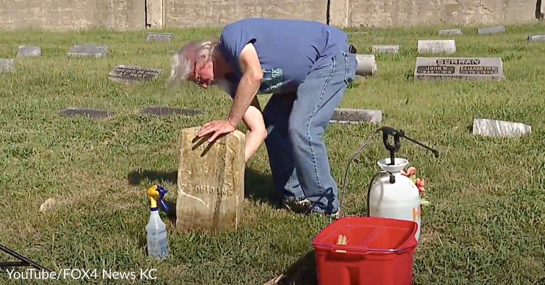 Man Spends His Free Time Restoring Veterans’ Headstones At Local Cemetery