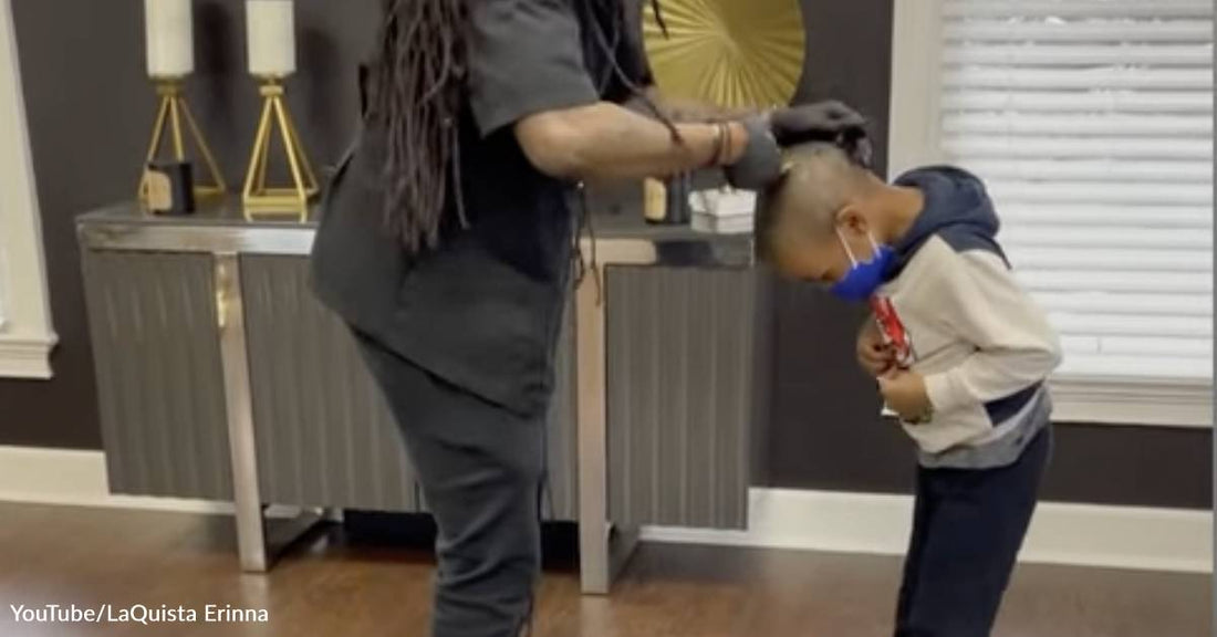 Amazing Barber Turns Haircut Into a Game for Young Boy with Autism