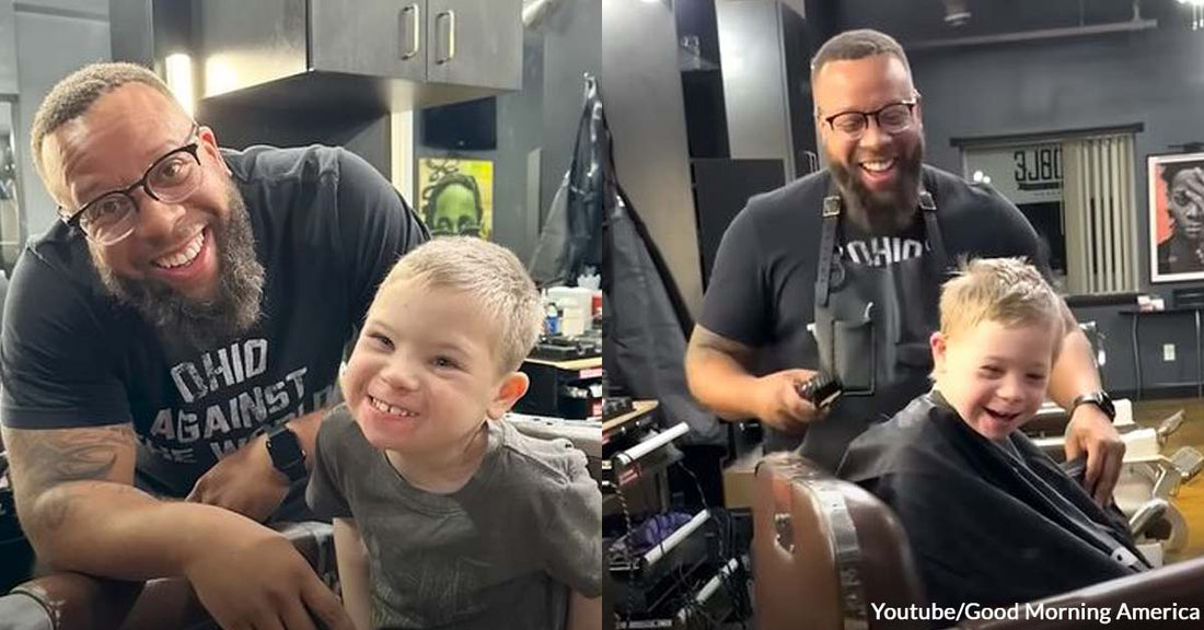 A Barber and a Client with Down Syndrome Inspire the Internet with Their Friendship