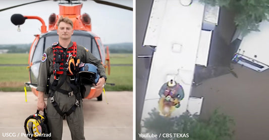 Hero Coast Guard Swimmer Saves 165 from Texas Flood