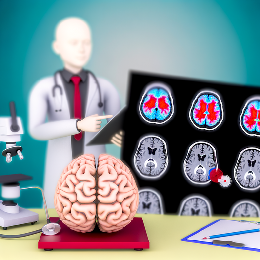 Brain injury medical care illustration